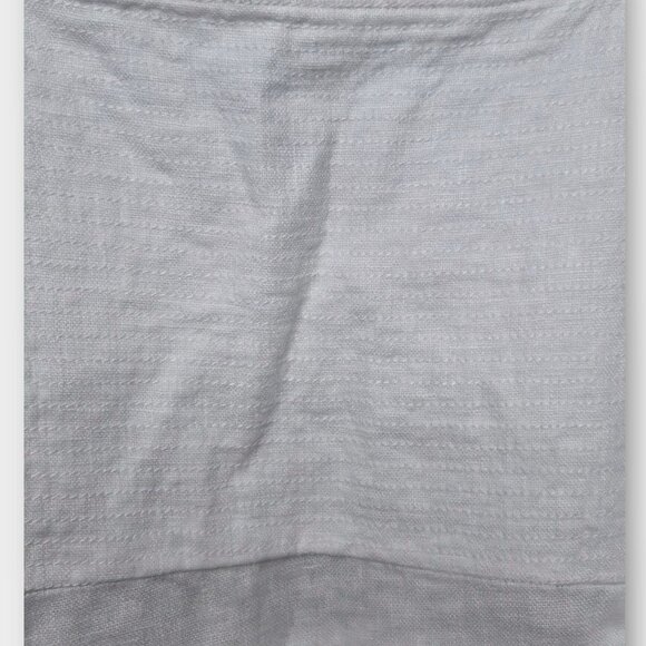 MADEWELL Square-Neck Mini Dress in 100% Linen White 12 NWT - Picture 8 of 12